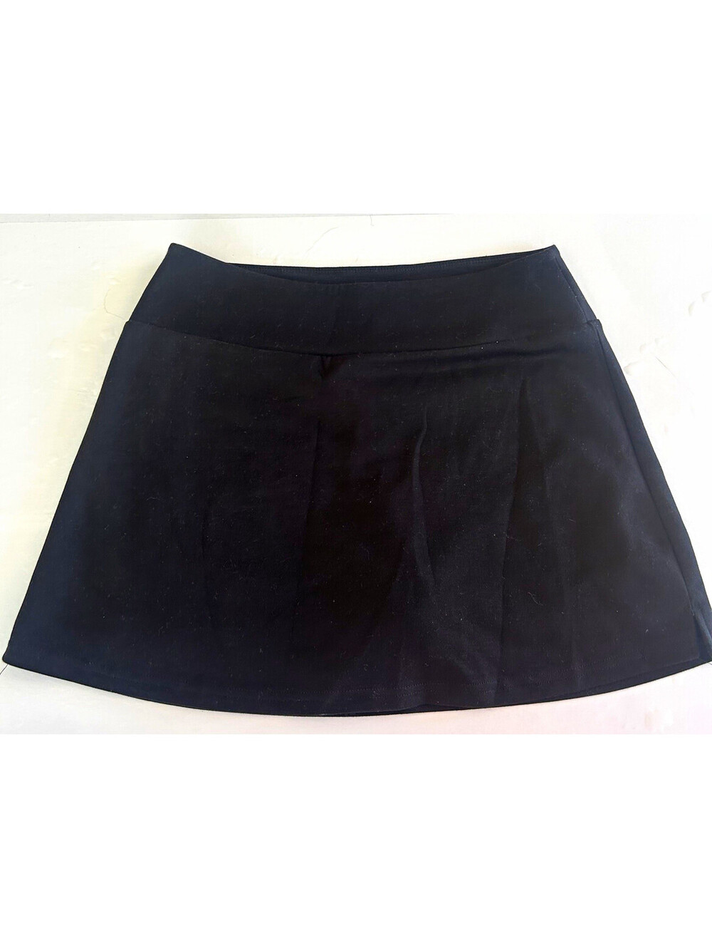 2 Umgee Women’s Black & Pink Solid Pull-On Skort, Short Length, Pockets, Size M